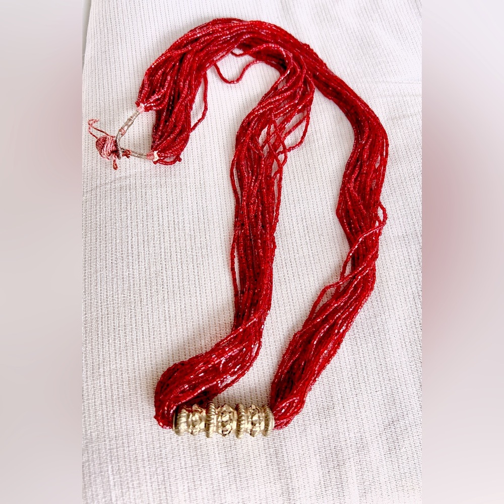 Vintage Glass Bead Necklace